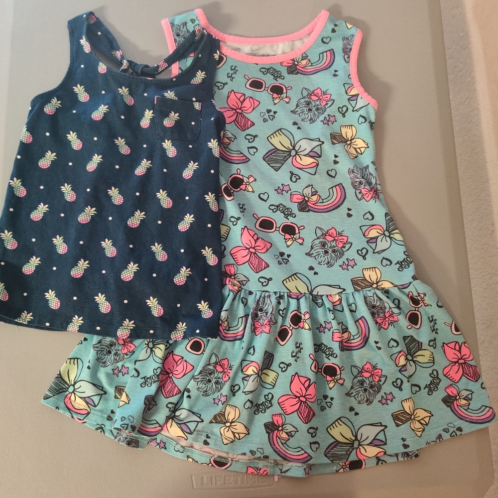 * Bundle of 2 * OshKosh Bgosh Tank Top and JoJo Siwa Dress